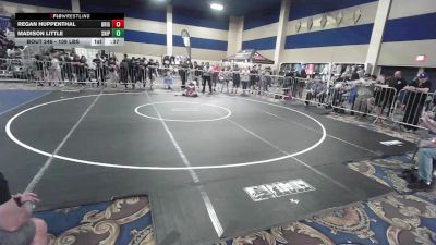 109 lbs Consi Of 8 #1 - Regan Huppenthal, Brighton vs Madison Little, Sniper Wrestling Acadamy