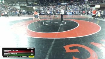 4A 285 lbs Cons. Round 3 - Gavin McCallum, Kamiakin vs Brooks Knight, Kamiakin