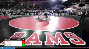 5A 195 lbs Semifinal - Rylan Rogers, Coeur D`Alene vs Malcolm Duthie, Post Falls