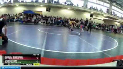 98 lbs Champ. Round 3 - Jacob Scott, Western Wrestling Club vs Cayden Rasmason, Rick Larsen Wrestling Club