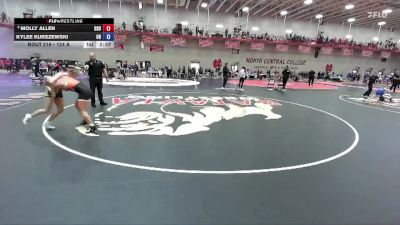 124 A Champ. Round 2 - Kylee Kurszewski, Unattached vs Molly Allen, Oklahoma State Club