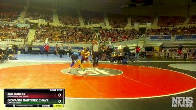 D2-126 lbs Semifinal - Giovanni Martinez Chavez, Canyon View vs Jax Harcey, Bradshaw Mountain