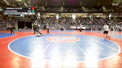 73 lbs Round Of 16 - Jeremiah Fletcher, The Storm Wrestling Center vs Lucas Russell, Cambridge Bears Youth Wrestling