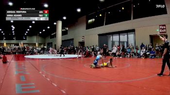 120 lbs Round 1 (4 Team) - Abigail Ventura, Alabama Elite Black vs Anna Adams, TWA#2