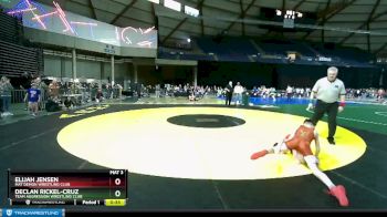 71 lbs Semifinal - Declan Rickel-Cruz, Team Aggression Wrestling Club vs Elijah Jensen, Mat Demon Wrestling Club