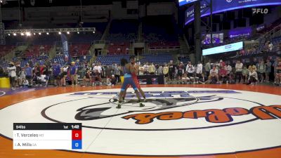 94 lbs Semis - Tyler Verceles, MD vs Ariah Mills, GA