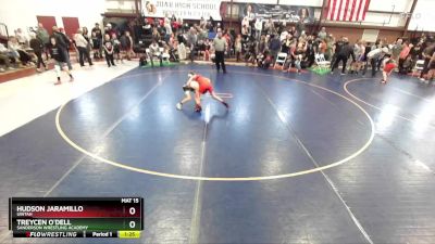 75 lbs Quarterfinal - Hudson Jaramillo, Uintah vs Treycen O`Dell, Sanderson Wrestling Academy