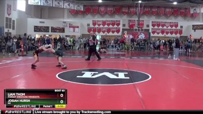 75 lbs Cons. Round 3 - Josiah Hursh, N8 vs Liam Thom, Pursuit Wrestling Minnesota