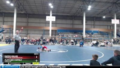 45-48 lbs Round 1 - Mateo Miller, Timberline Youth Wrestling vs Fletcher Coffelt, Kuna Klub