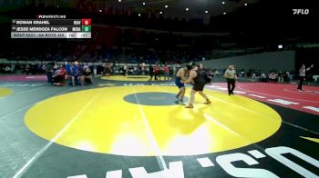 6A Boys 285 lbs Cons. Round 2 - Jesse Mendoza Falcon, McNary Boys vs Rowan Krahel, Beaverton Boys