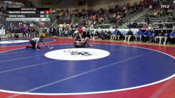6A 175 lbs Cons. Round 1 - Lucas Cahill, Har-Ber High School vs Braxton Underwood, CABOT HIGH SCHOOL