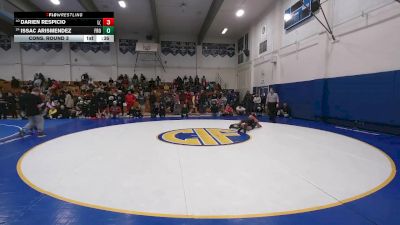 117 lbs Cons. Round 3 - Darien Respicio, Lincoln (Stockton) vs Issac Arismendez, Frontier