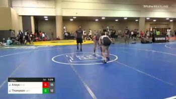 132 lbs Prelims - Jordan Anaya, Blackcat WC vs James Thompson, Legacy National Team