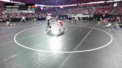 144 lbs Quarters - Emmitt Becker, Slinger vs Isaac Foster, Menasha