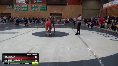 165 lbs Cons. Round 1 - Will Smith, Skyline College vs Jamison McKnight, Shasta College