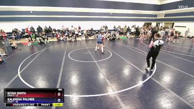 185 lbs Round 4 (6 Team) - Kiyah Smith, Utah 2 vs KaLeigha Palmer, Utah 1