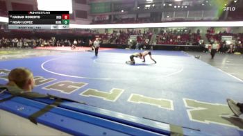 132 lbs Cons. Round 2 - Kaidan Roberts, Ridgevue vs Noah Lopez, Borah