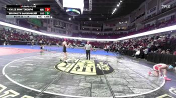 114 lbs Champ. Round 2 - Kylee Montenegro, Homedale vs Brooklyn Lanningham, Columbia