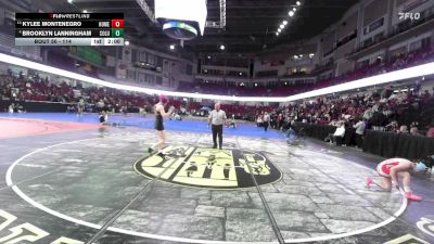 114 lbs Champ. Round 2 - Kylee Montenegro, Homedale vs Brooklyn Lanningham, Columbia