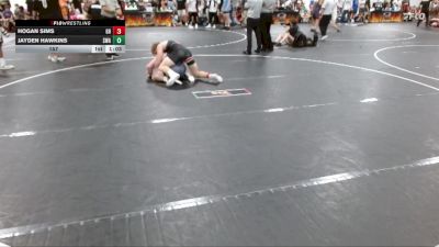 157 lbs Round 1 (4 Team) - Hogan Sims, Game House vs Jayden Hawkins, Slate Wrestling Academy