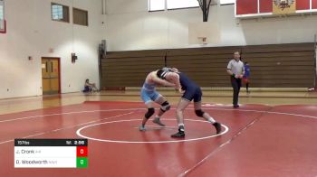 157 lbs Consolation - Jeremiah Cronk, Air Force Prep vs Devin Woodworth, Navy Prep