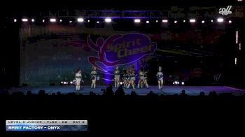 Spirit Factory - Onyx [2026 L3 Junior - Flex - D2 Day 2] 2026 Spirit Cheer Grand Nationals