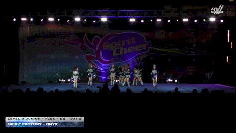 Spirit Factory - Onyx [2026 L3 Junior - Flex - D2 Day 2] 2026 Spirit Cheer Grand Nationals