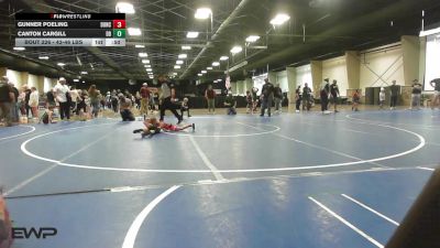 43-46 lbs Rr Rnd 4 - Gunner Poeling, Duncan Demon Wrestling vs Canton Cargill, Duncan Demons