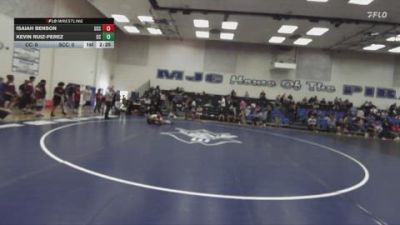 125 lbs Placement Matches (16 Team) - Isaiah Benson, Sacramento City College vs Kevin Ruiz-Perez, Chabot College