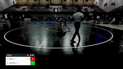 197 lbs Final - JT Davis, Lehigh vs Louie DePrez, Binghamton