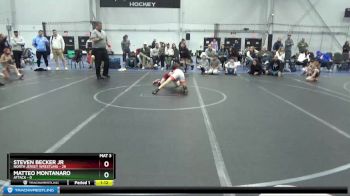 72 lbs Round 2 (4 Team) - Steven Becker JR, North Jersey Wrestling vs Matteo Montanaro, Attack