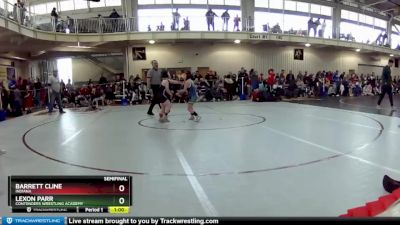 65 lbs Semifinal - Barrett Cline, Indiana vs Lexon Parr, Contenders Wrestling Academy