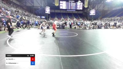 145 lbs Rnd Of 128 - Alexander Smith, Indiana vs Anthony Albanese, Nevada