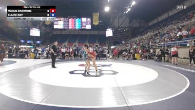 100 lbs Cons. Rd Of 32 - Marlie Skidmore, ID vs Claire May, IN