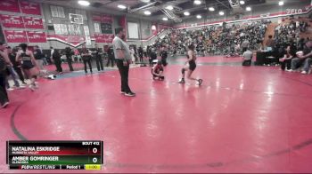 115 lbs Cons. Round 3 - Natalina Eskridge, Murrieta Valley vs Amber Gomringer, Glendora