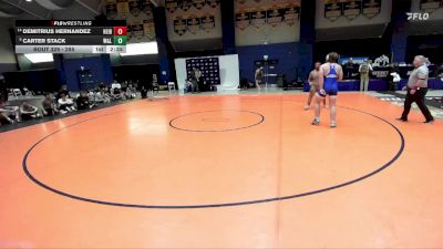 285 lbs Cons. Round 2 - Demitrius Hernandez, Heidelberg vs Carter Stack, Washington & Lee