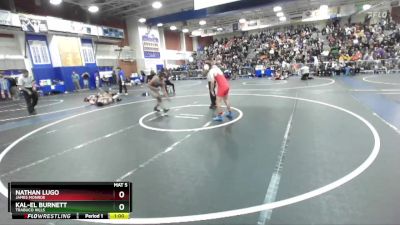 138 lbs Cons. Round 3 - Nathan Lugo, James Monroe vs Kal-El Burnett, Trabuco Hills