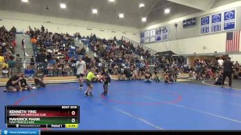 49 lbs Round 1 - Maverick Mann, Team Temecula Kids vs Kenneth Ying, Charter Oak Wrestling Club