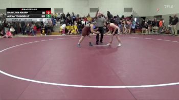 181-198 lbs 1st Place Match - Alexa Youngblut, Independence Girls vs Shaylynn Knapp, Western Dubuque Girls