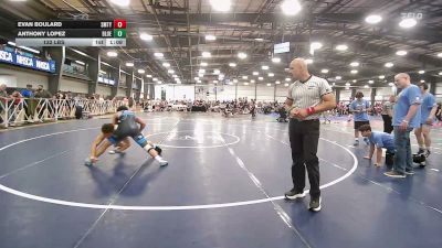 132 lbs Rr Rnd 3 - Evan Boulard, Smittys Barn - HSB vs Anthony Lopez, Blue And White Wrestling Club - HSB