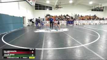 126 lbs Champ. Round 2 - Eli Archuleta, Redwood vs Caleb Rivas, Mission Oak