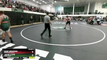 285 lbs Champ. Round 2 - Jakob Lloyd, Green River vs Gage Gromman, Burns/Pine Bluffs