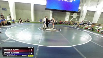 120 lbs Placement Matches (8 Team) - Morrison Murphy, South Carolina vs Carson Giannotti, North Carolina