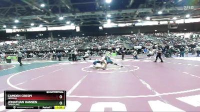 175 lbs Quarterfinal - Camden Crespi, Meridian vs Jonathan Hansen, Timberlake