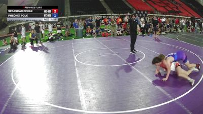 155 lbs Sebastian Echak, Alaska 2 HS Boys vs Pheonix Polk, Montana 2 HS Boys