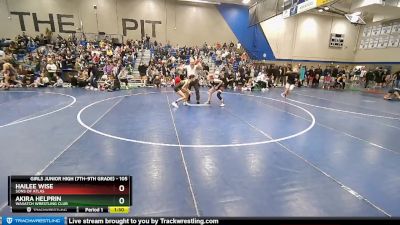 105 lbs Champ. Round 1 - Hailee Wise, Sons Of Atlas vs Akira Helprin, Wasatch Wrestling Club