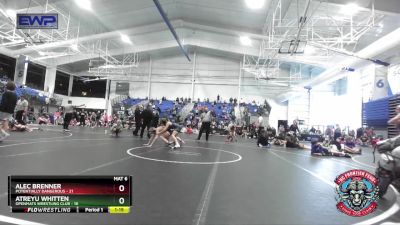 100 lbs Placement (4 Team) - Alec Brenner, Potentially Dangerous vs Atreyu Whitten, OpenMats Wrestling Club