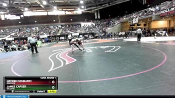 120 lbs Cons. Round 1 - James Capser, Vallivue vs Hayden Schramm, Riverton