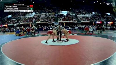 Quarterfinal - Layne Wallace, Fort Benton vs Michael King, Glasgow