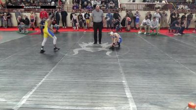 90_B lbs Round Of 16 - Fenton Fourspring, Corry vs Kamden Walker, Franklin Regional